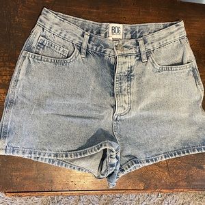 bdg light wash carpenter shorts